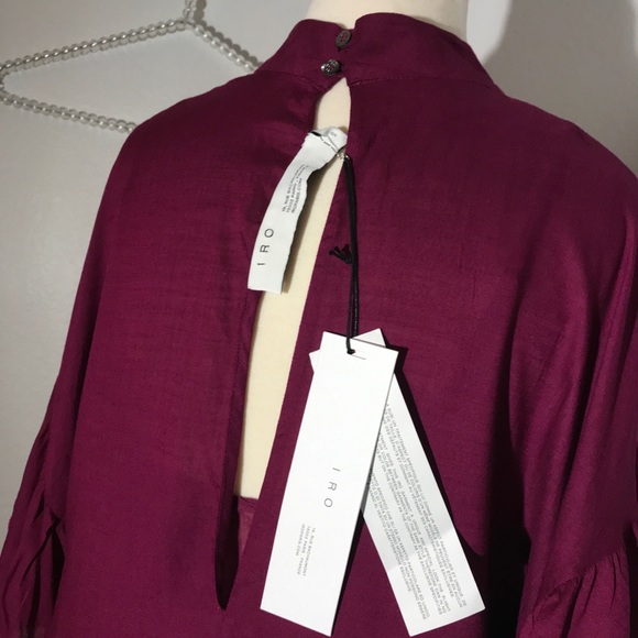 NWT✨ IRO fushia/burgundy color dress - Picture 7 of 8